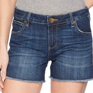 Kut from the Kloth Gidget Fraw Shorts in Stimulating/Dark Size 10